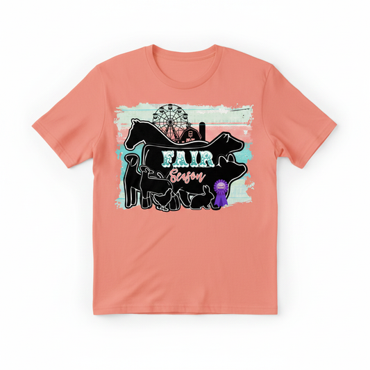 Fair Season Coral Peach Tee
