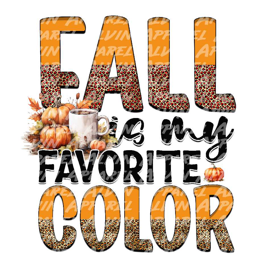 Fall is my favorite color 3 Transfer