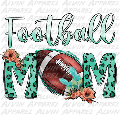 Football Mom Coral or Mint