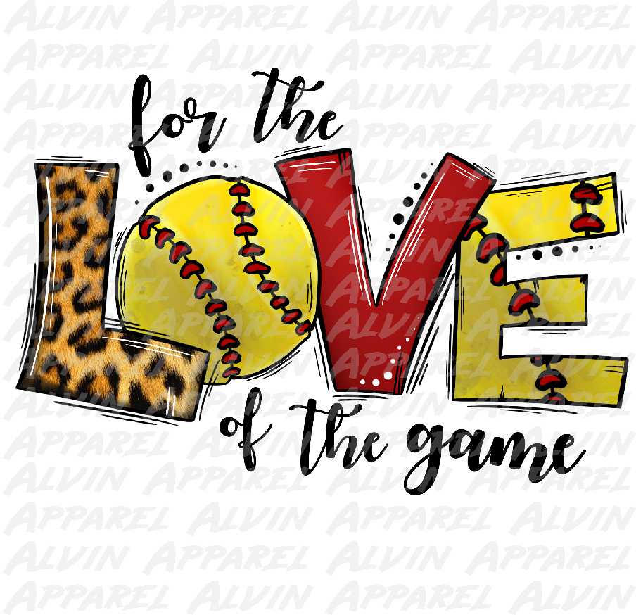 Softball For The Love Of The Game