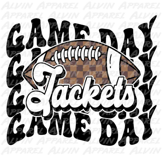 Gameday Checkered Football Jackets
