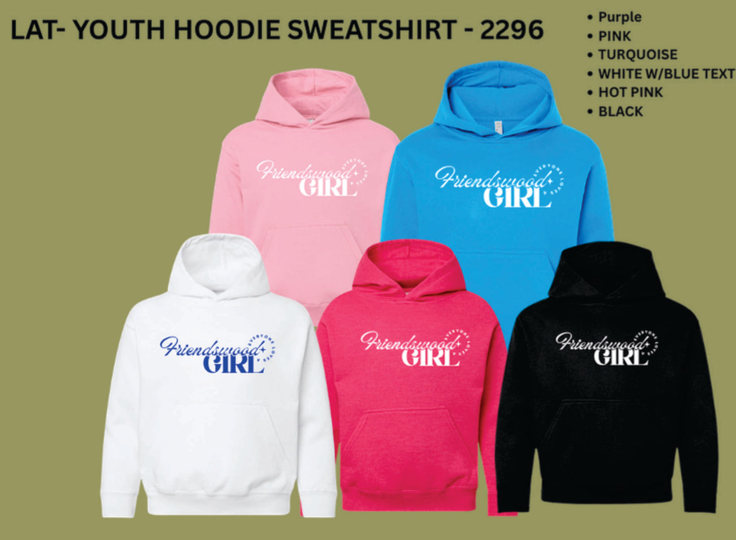 Mustangs w/ Bow Hoodie