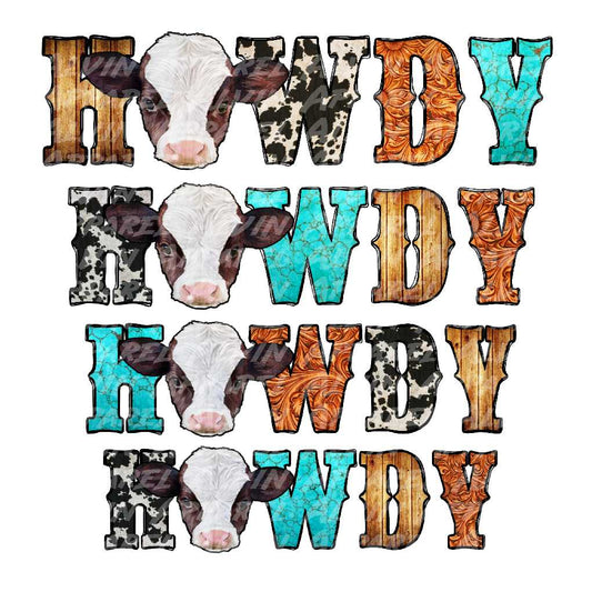 Howdy Stacked Baby Cow