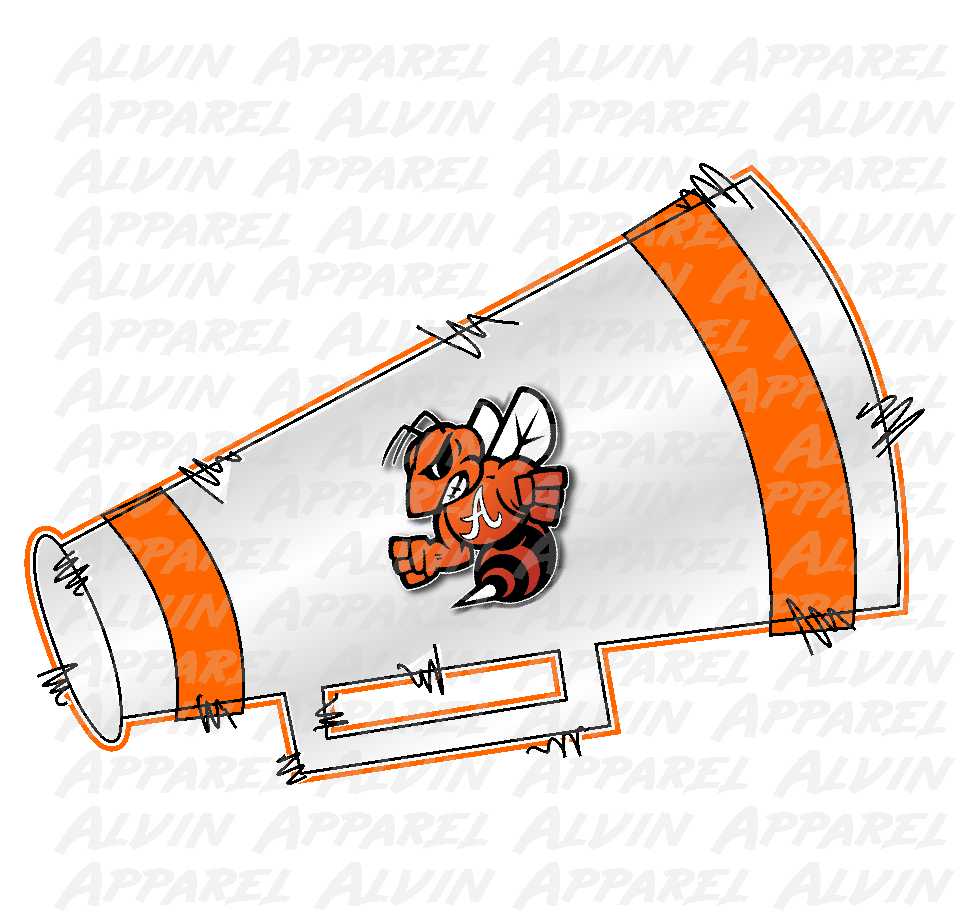 Jacket Cheer Megaphone