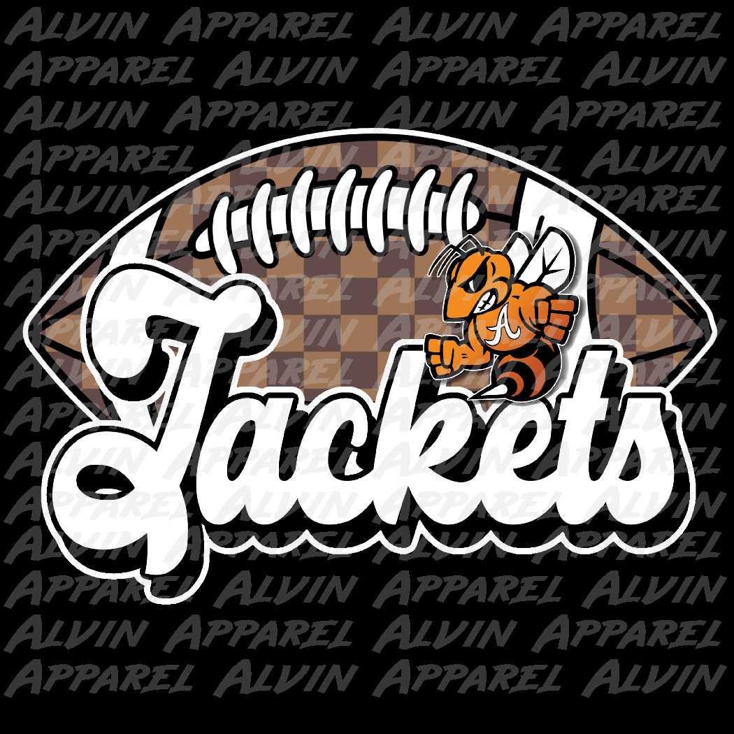 Jackets checker football bug