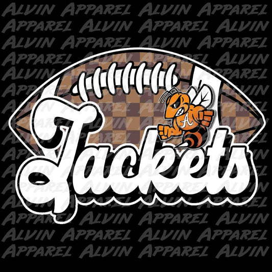 Jackets checker football bug