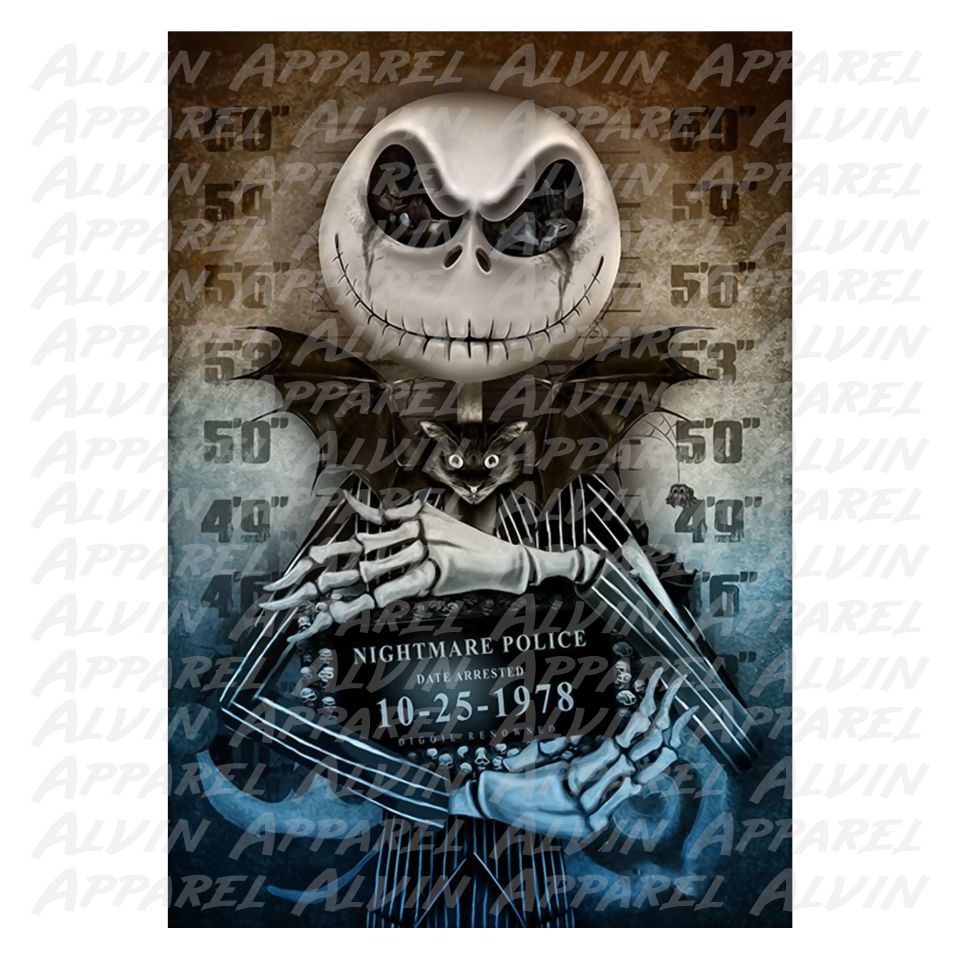 Jack Skellington Mugshot