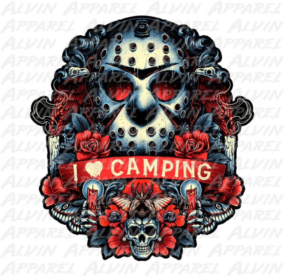 Jason Voorhees I Heart Camping