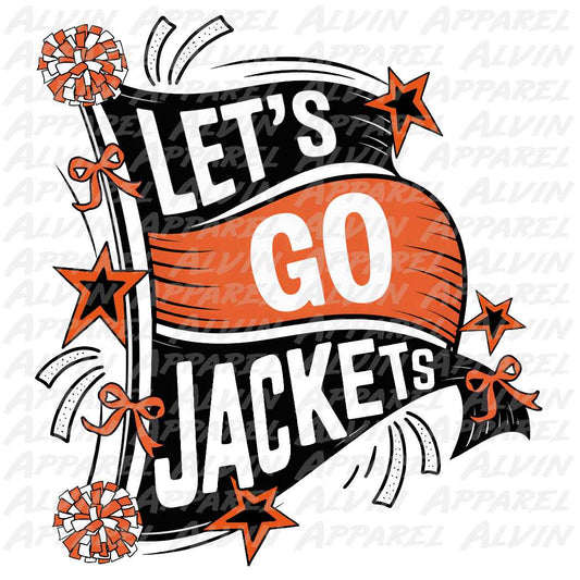Let's Go Jackets Flag