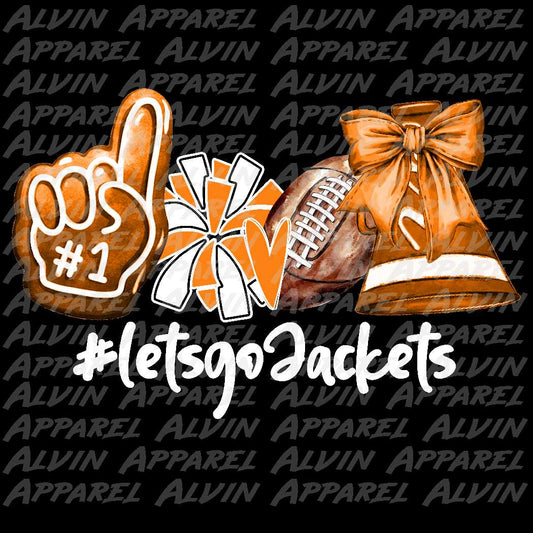 Lets Go jackets cheer