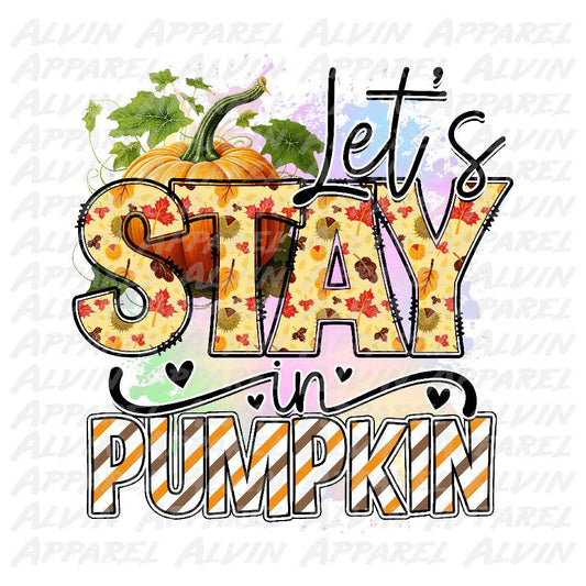 Let's stay in pumpkin Transfer