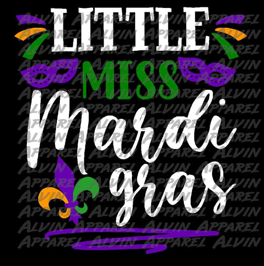 Little Miss Mardi Gras Mask