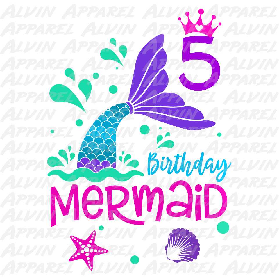 Mermaid tail birthday