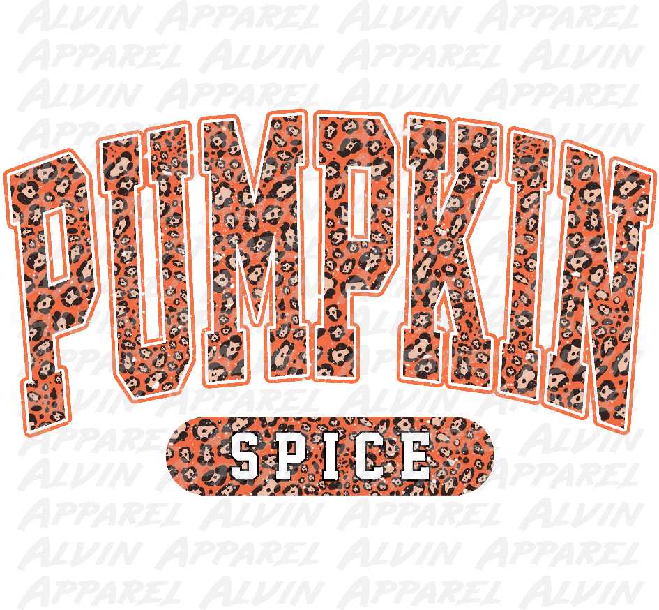 Pumpkin Spice Logo Transfer