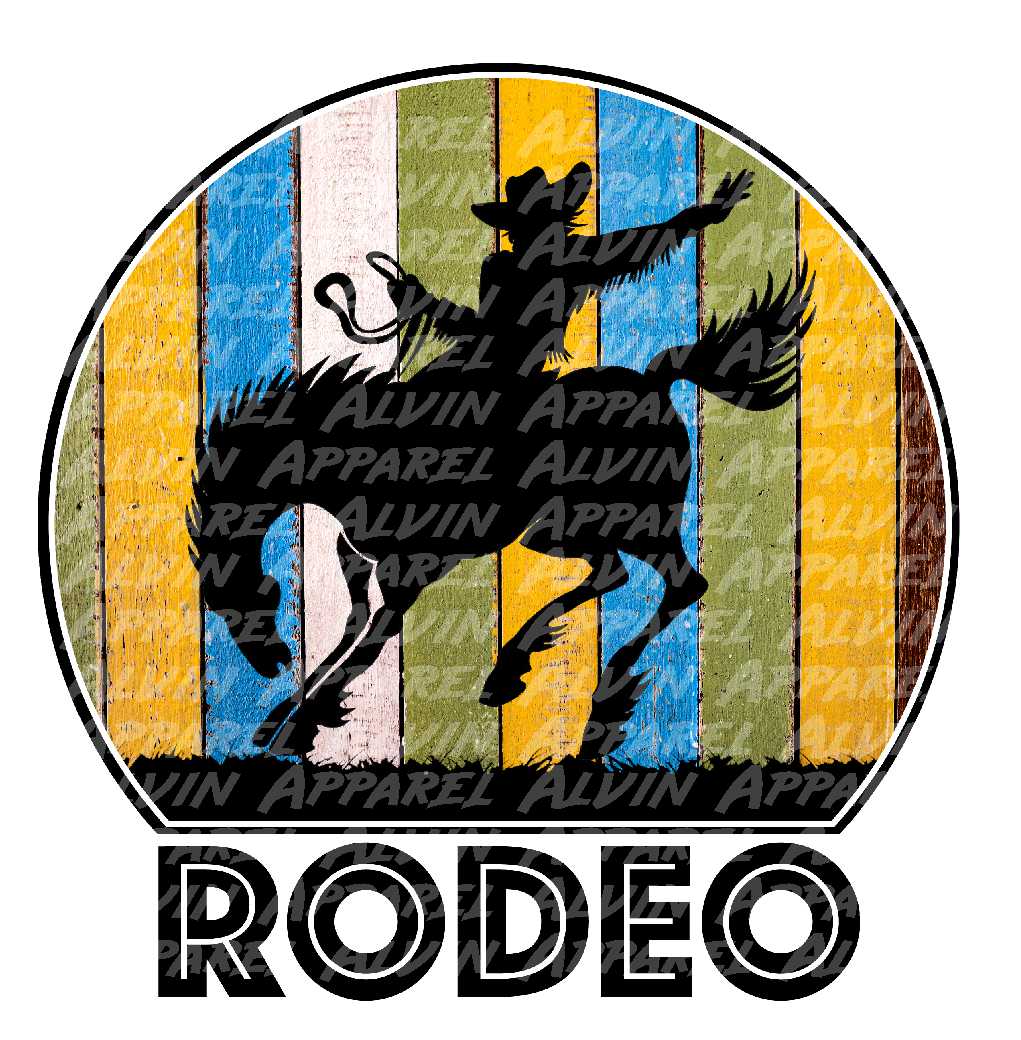Rodeo Retro Circle