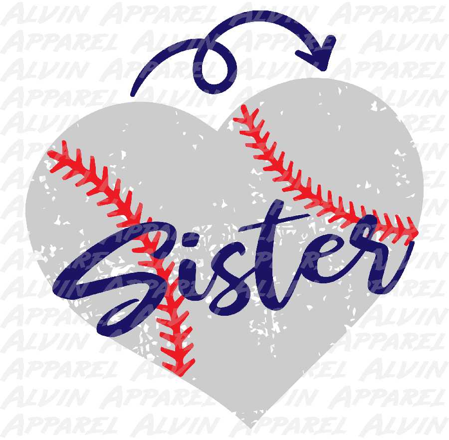 Sister Baseball Heart