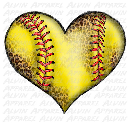 Softball Heart