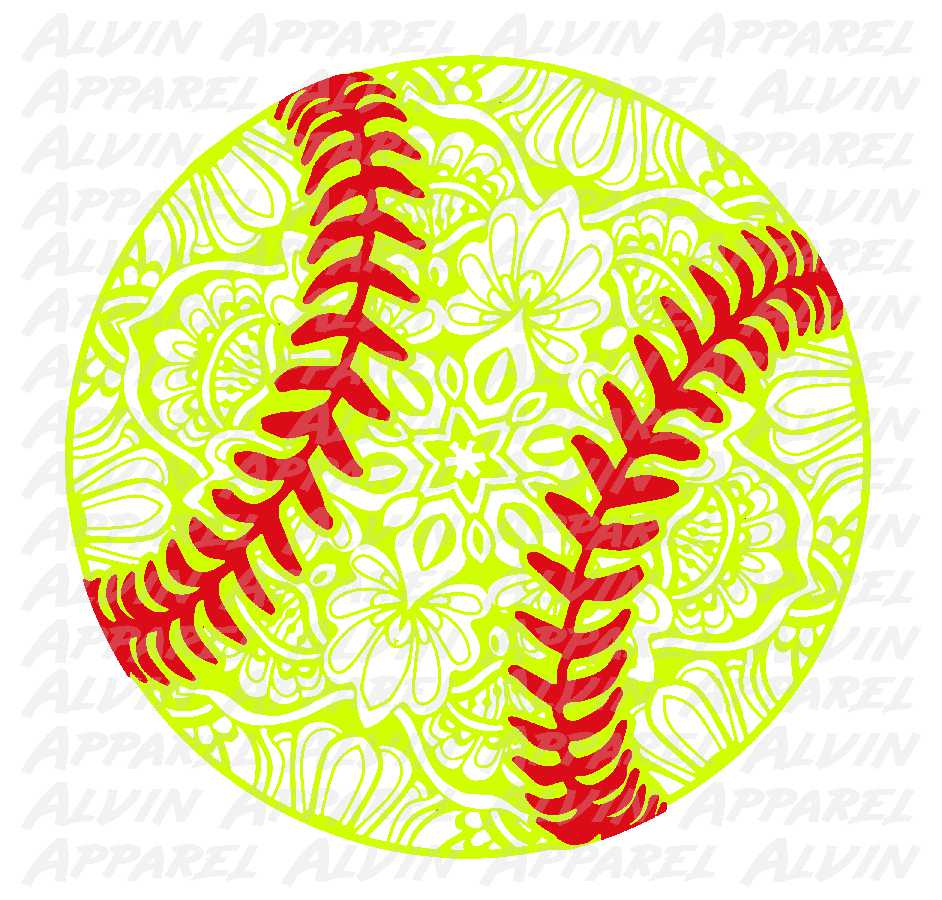 Softball Mandala