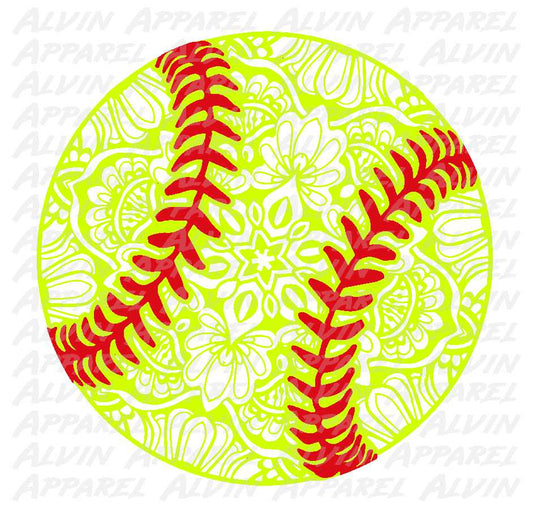 Softball Mandala