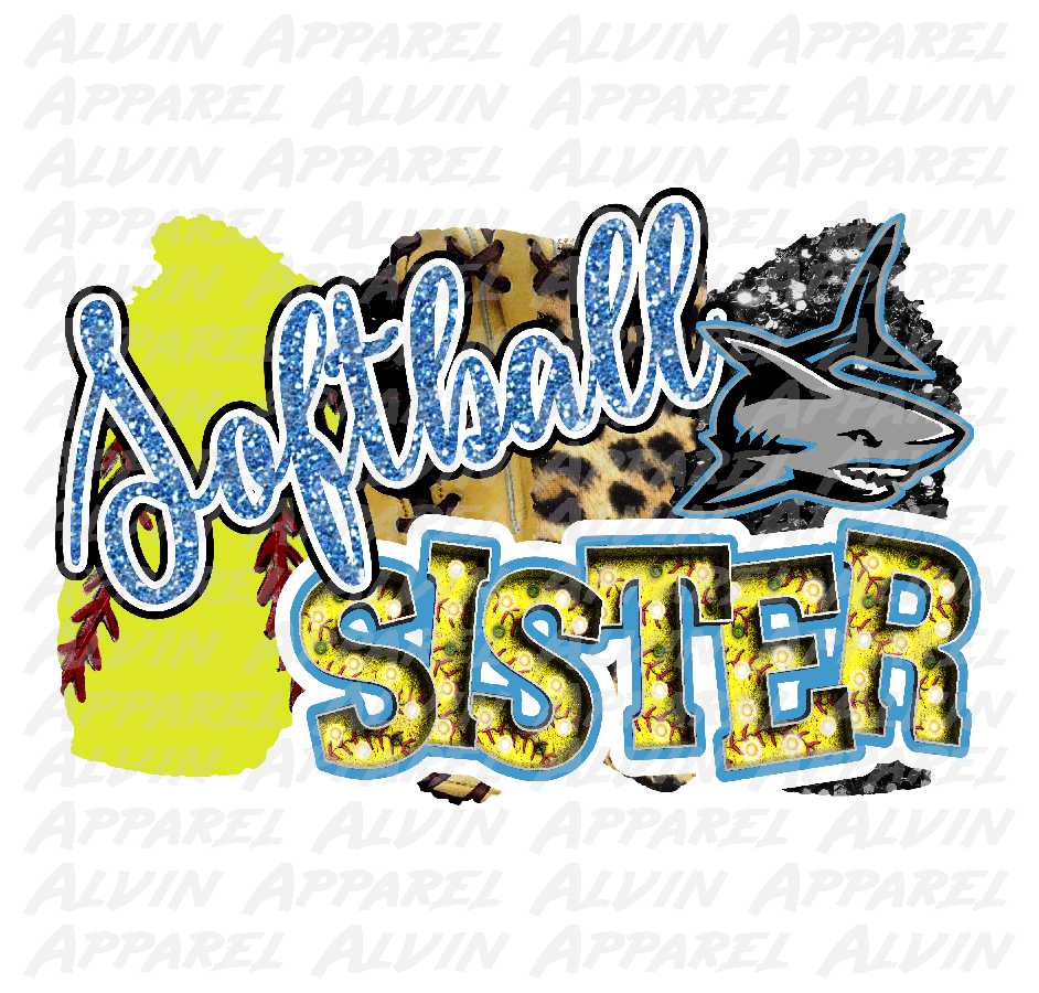 Softball Sister Shadow Creek Sharks