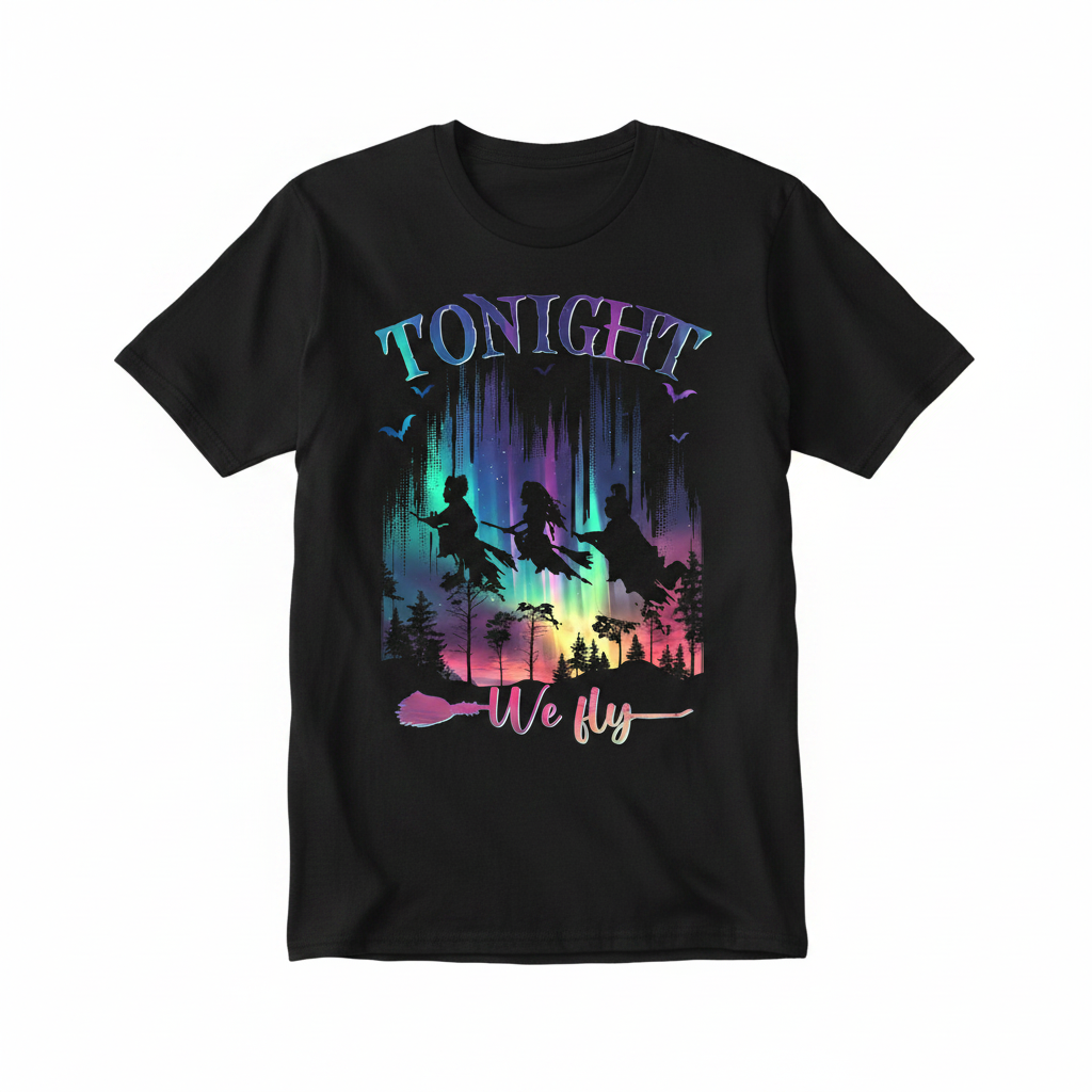 Tonight We Fly Black Tee