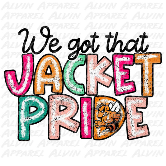 We got that jacket pride bug