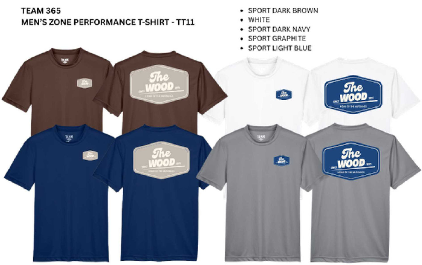 The 'Wood Patch Dry-Fit T-Shirt