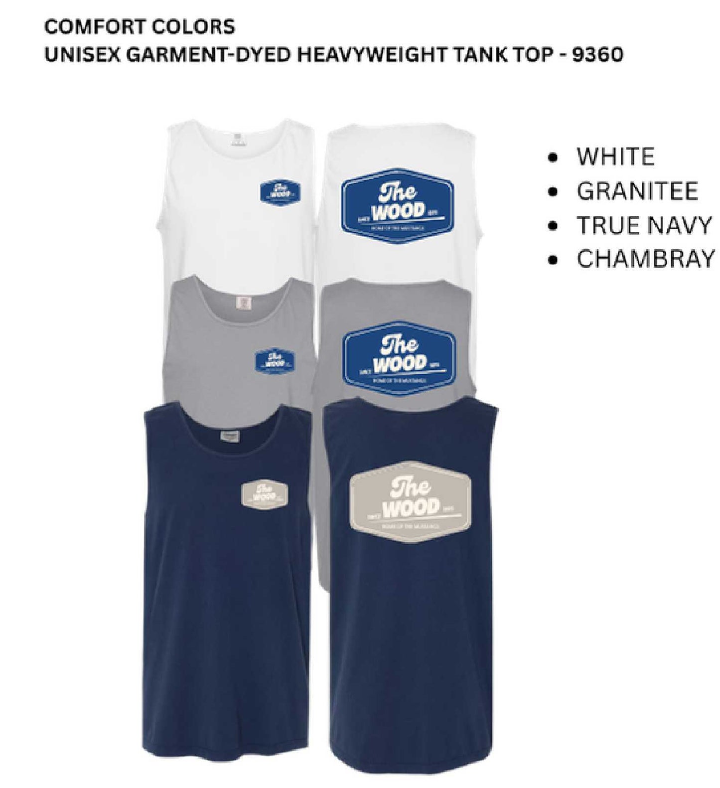 The 'Wood Patch Unisex Tank Top