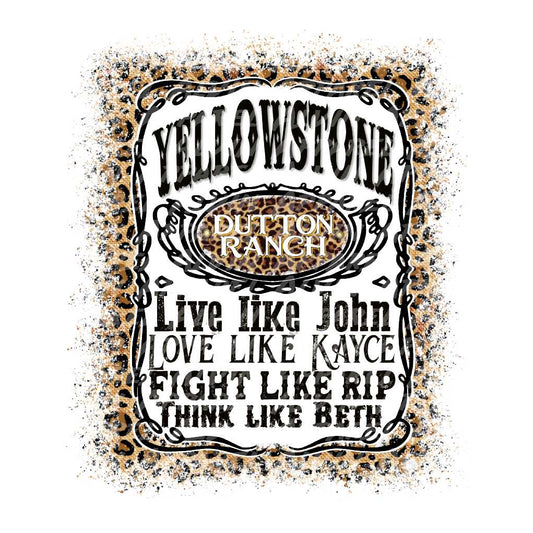 Yellowstone Rectangle Label