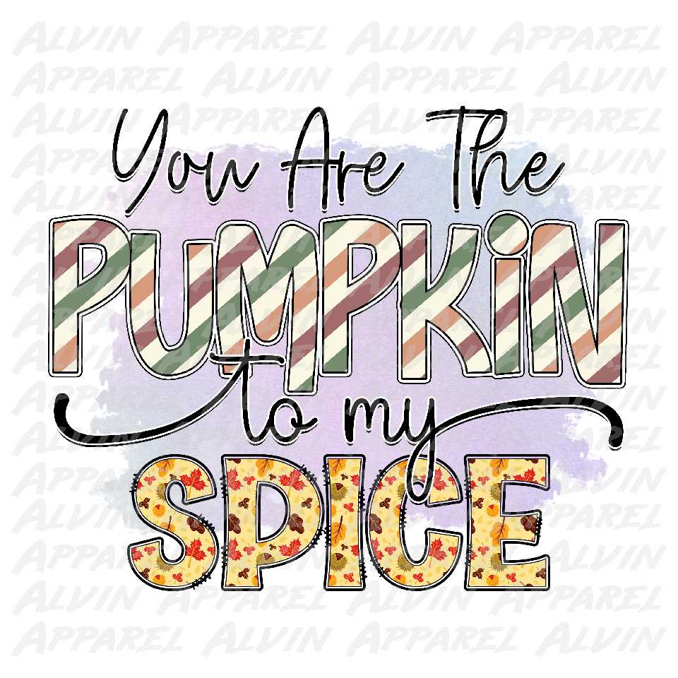 You are the pumpkin to my spice Transfer