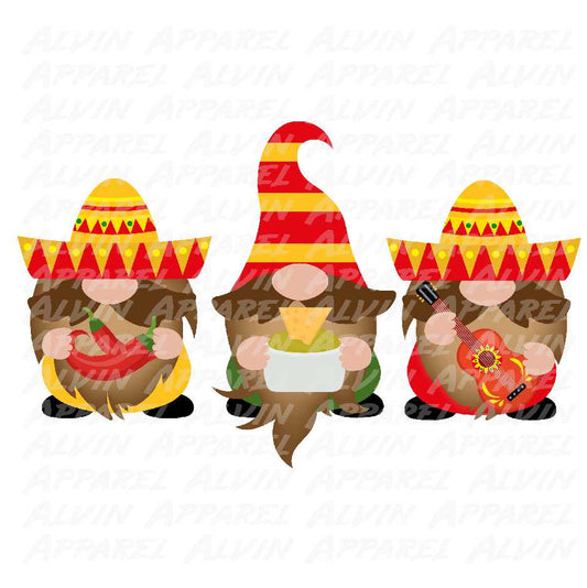 Cinco de Mayo Gnome trio 1