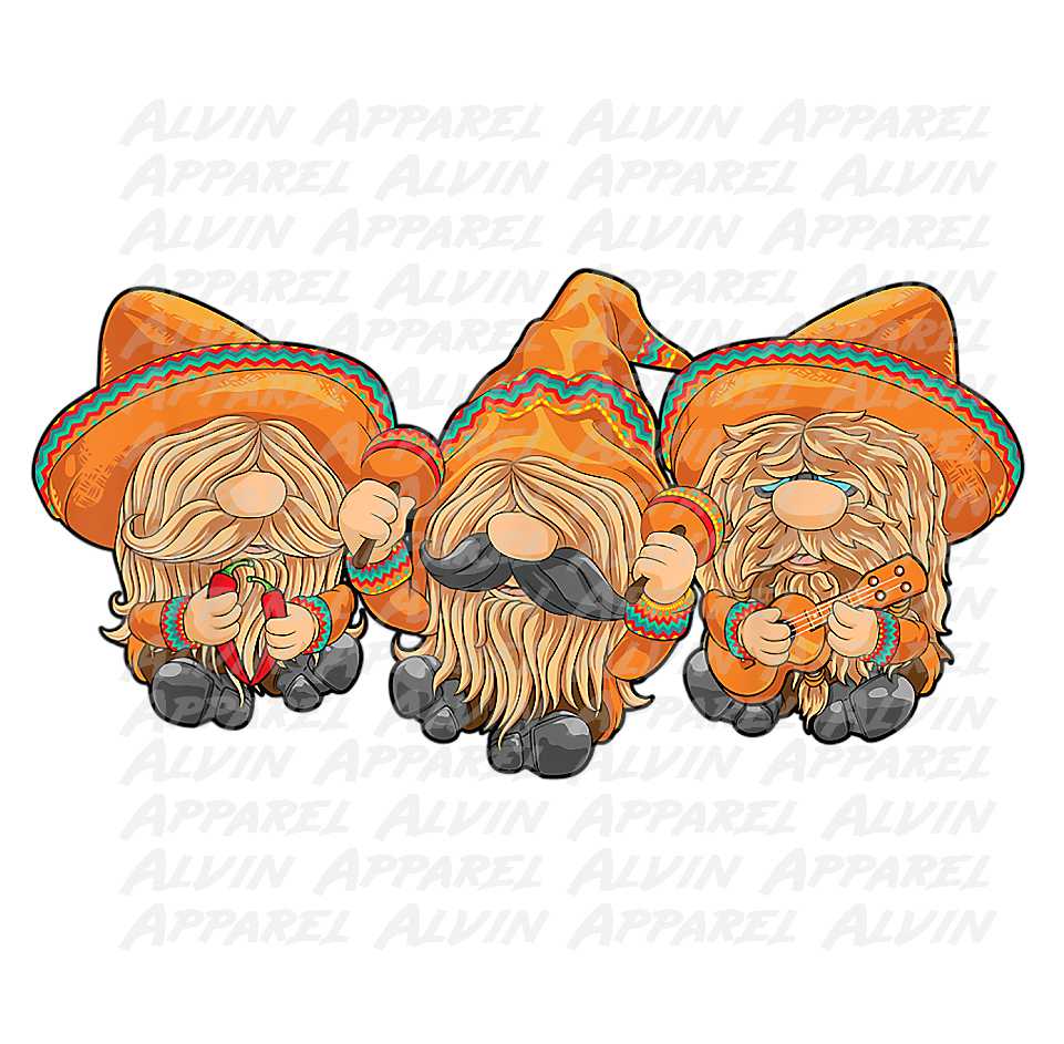 Mariachi Gnomes Orange