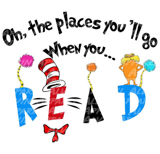 Oh the places you'll go when you read 2