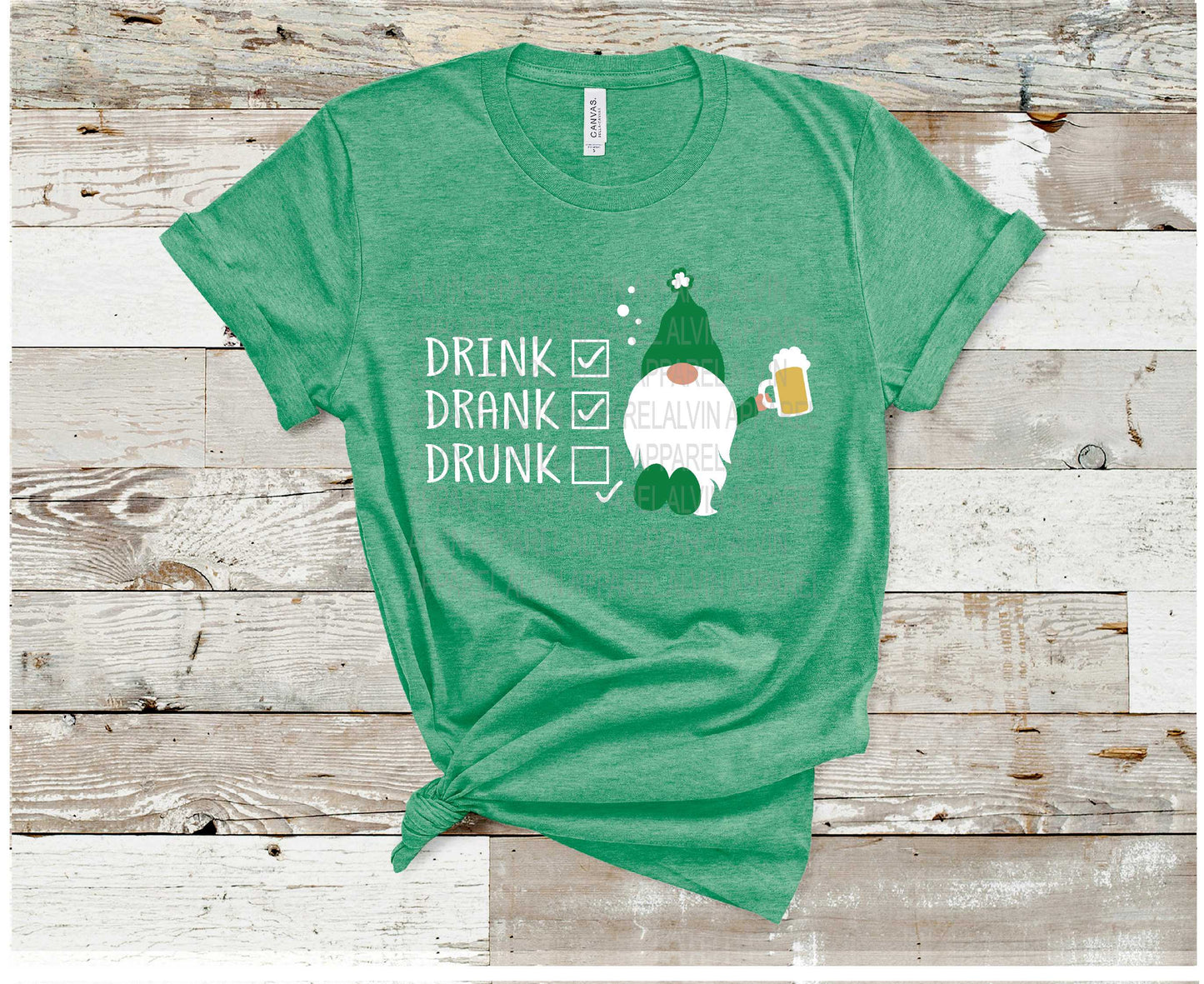 Drink Drank Drunk Gnome St Patrick's Day