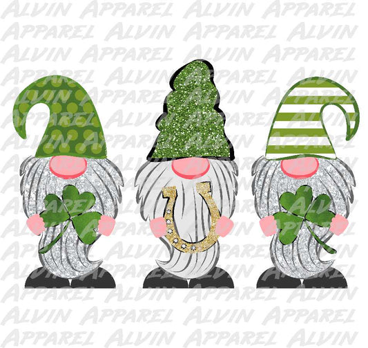 3 Gnomes Center Horseshoe St Patrick's Day