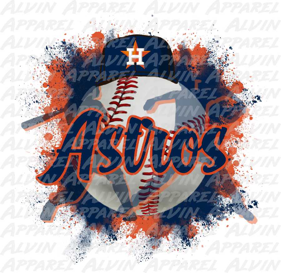 Astros Hat on Ball