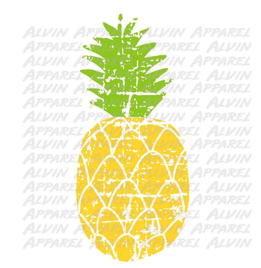 Distressed Pineapple Transfer