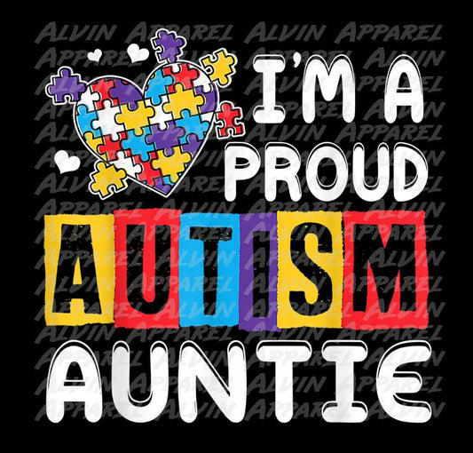 Autism Puzzle Auntie Autism Awareness Transfer