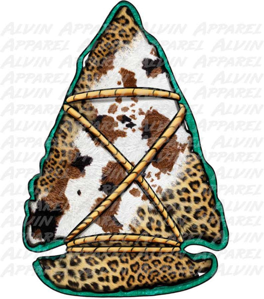 Arrowhead Cowhide Leopard Transfer