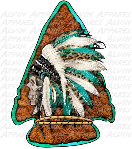 Arrowhead Indian Headdress DTransfer