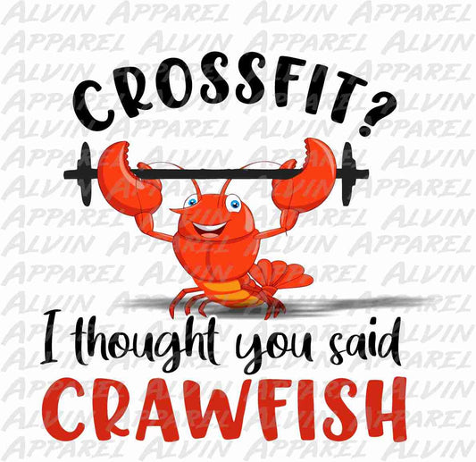 Crossfit I thought you said crawfish Transfer