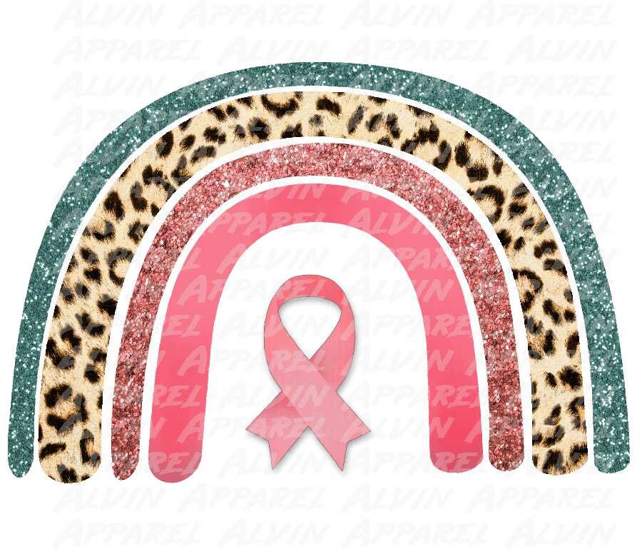 Breast Cancer Awareness Rainbow Transfer