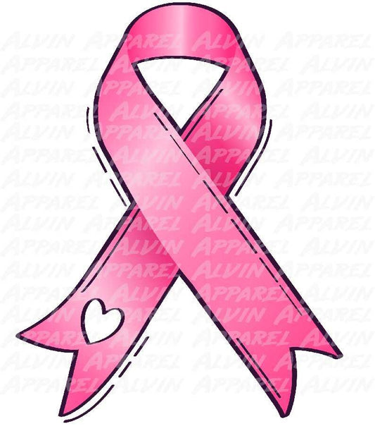 Breast Cancer Awareness Ribbon Transfer
