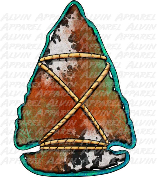 Arrowhead Cowhide Rusty Transfer