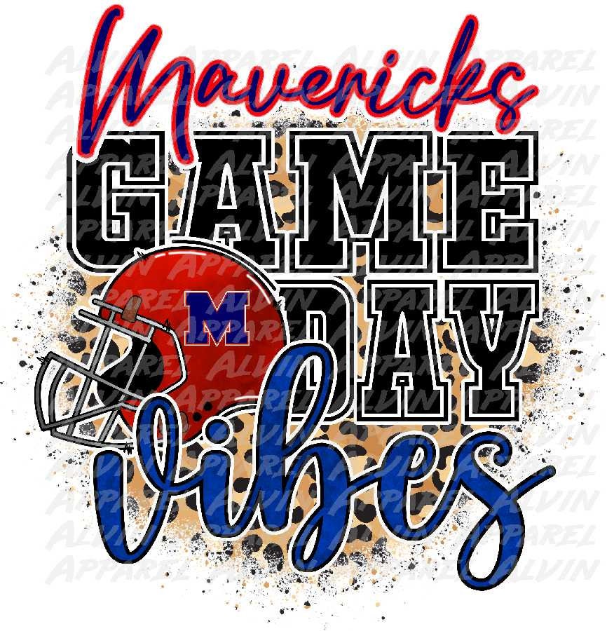 Game Day Vibes Mavericks OiIers Jackets *Customizable* DTF Transfer