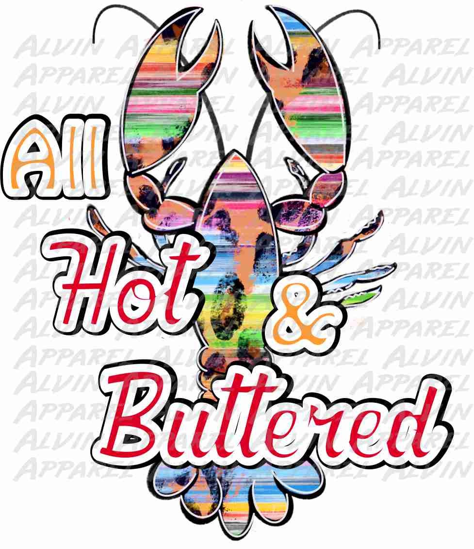 All Hot and Buttered serape Transfer