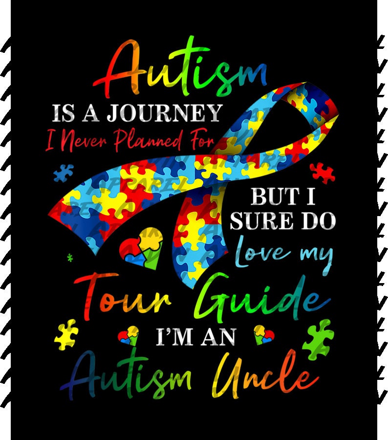 Autism Awareness Uncle Journey Transfer