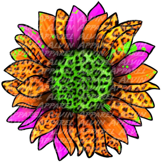 Halloween sunflower Transfer