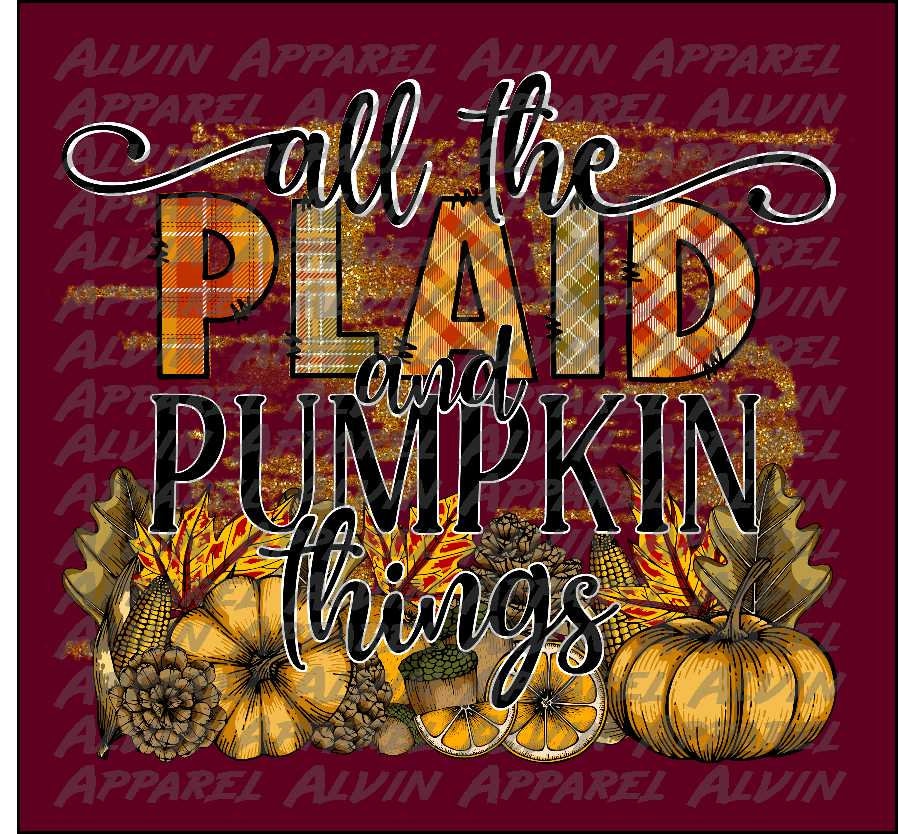 All the plaid and pumpkin things Transfer