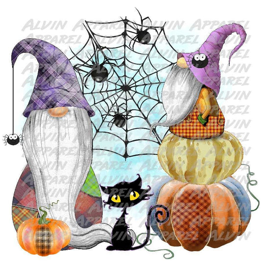 Halloween Gnomes cat web Transfer